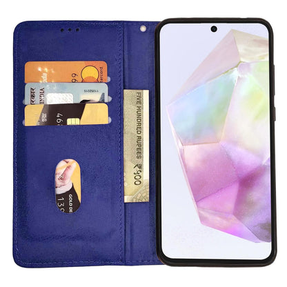Blue wallet flip cover for Samsung A35 5G – Pikkme – photo 2