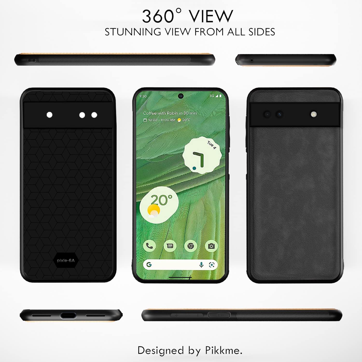 Google Pixel 6A mobile cover in grey by Pikkme – photo 2