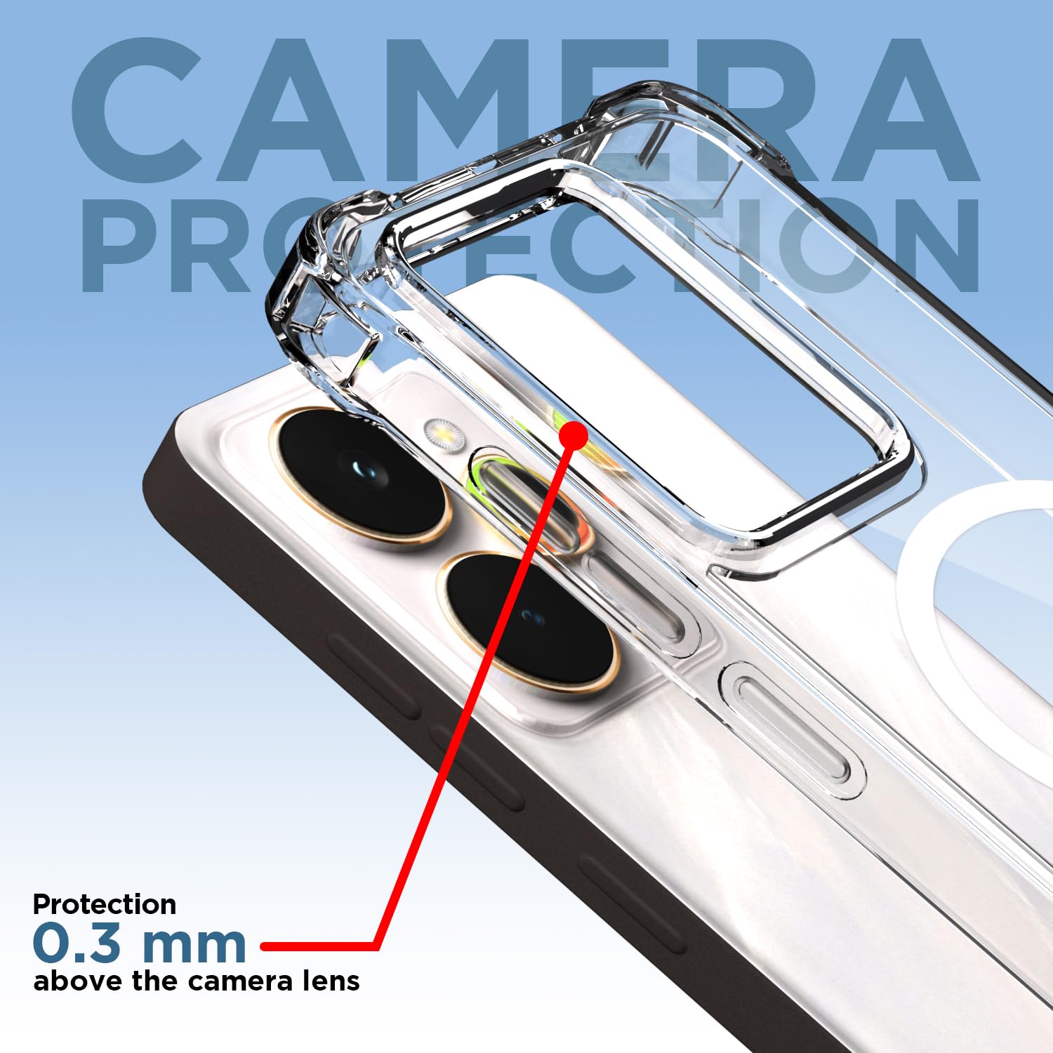 Transparent mag-safe MagSafe mobile cover for Realme 15 5G – Pikkme – photo 5