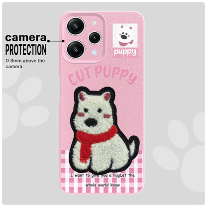 Pikkme pink Plush Patch phone cover for Redmi 12 4G – photo 6