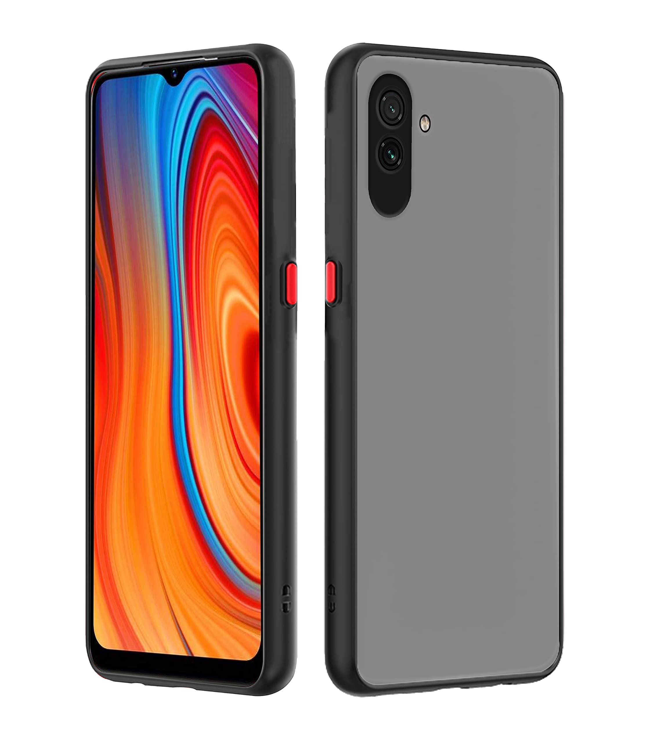 Pikkme Realme c3 black back cover