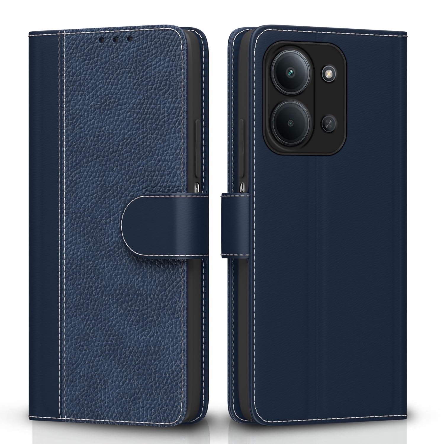 Pikkme Redmi 15C 5G blue mobile flip cover