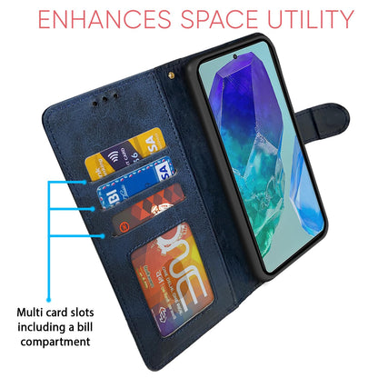 Navy & light blue Magnetic flip case for Samsung M55/M55s/F55 5G – Pikkme – photo 4