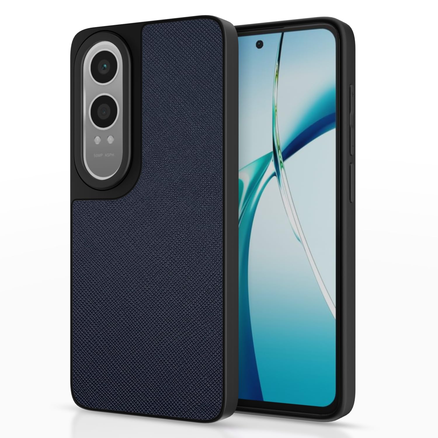 OnePlus Nord Ce 4 Lite 5G Indian Leather Back Cover -Blue