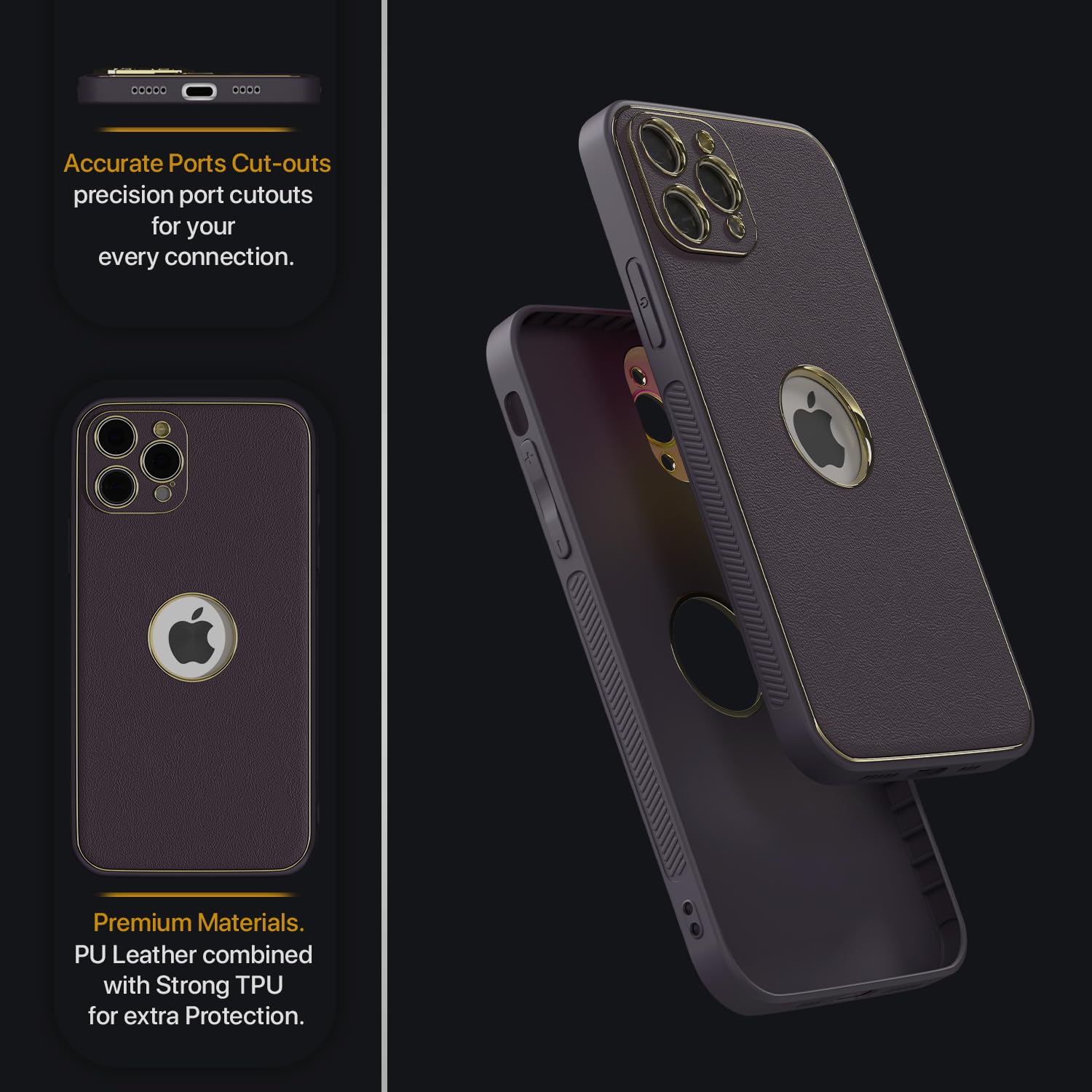 iPhone 12 Pro Max phone cover in purple by Pikkme – photo 3