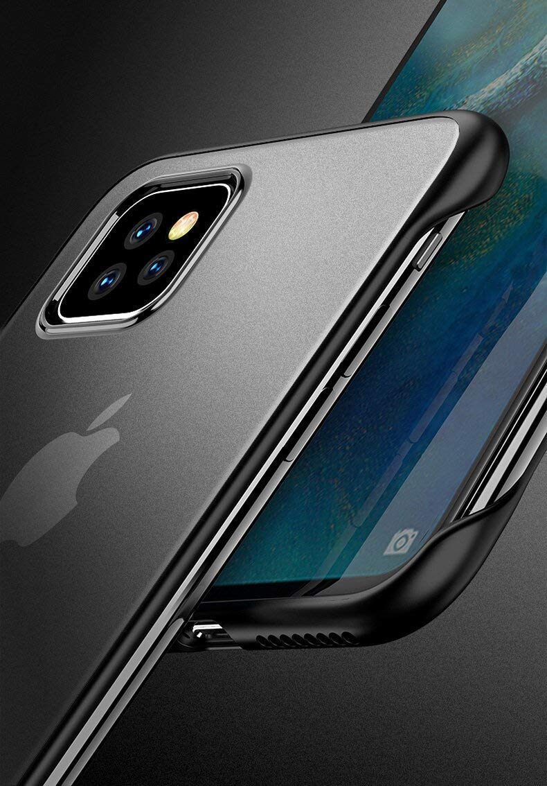 iPhone 11 Pro Frameless mobile back cover in black by Pikkme – photo 3