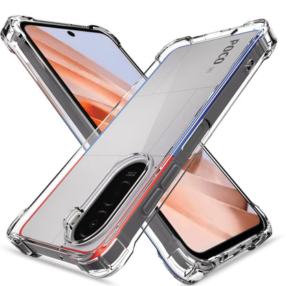 Pikkme transparent Clear phone cover for Poco M7 Plus 5G