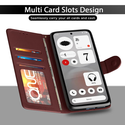 Brown Wallet wallet flip cover for Nothing Phone 4b 5G – Pikkme – photo 5