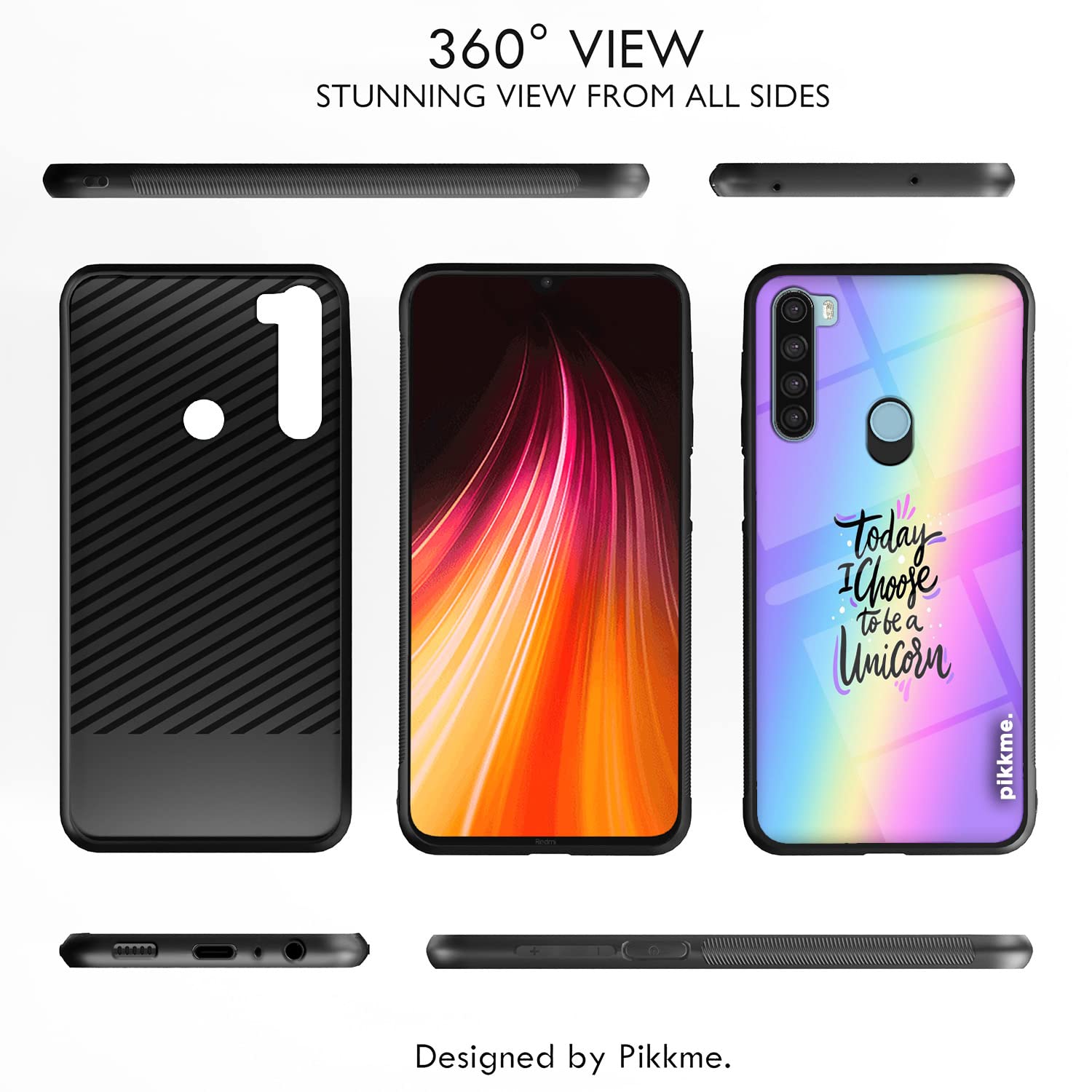 Pikkme Redmi Note 8 Hybrid mobile back cover – photo 2