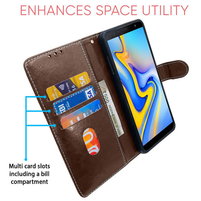 Pikkme brown & coffee flip case for Samsung J6 Plus/J6 – photo 3