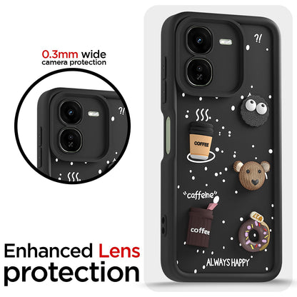 Pikkme black back cover for iQOO Z9x 5G/3D – photo 5