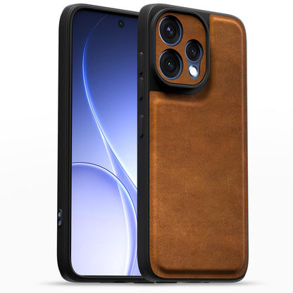 Pikkme Oppo Reno 15 5G Leather brown back cover