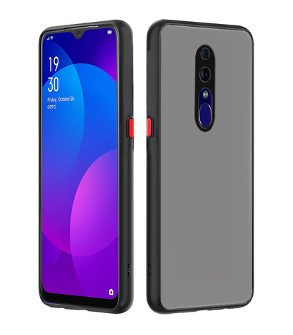 Pikkme black Hybrid mobile cover for Oppo f11