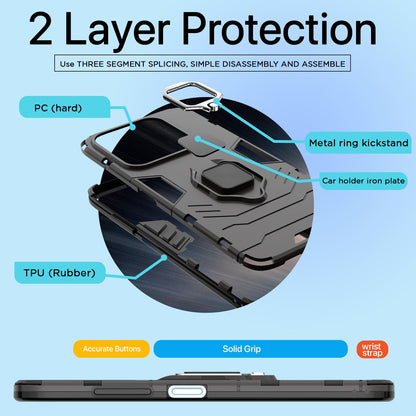 Black Tough Armor mobile back cover for Realme C63 4G – Pikkme – photo 2