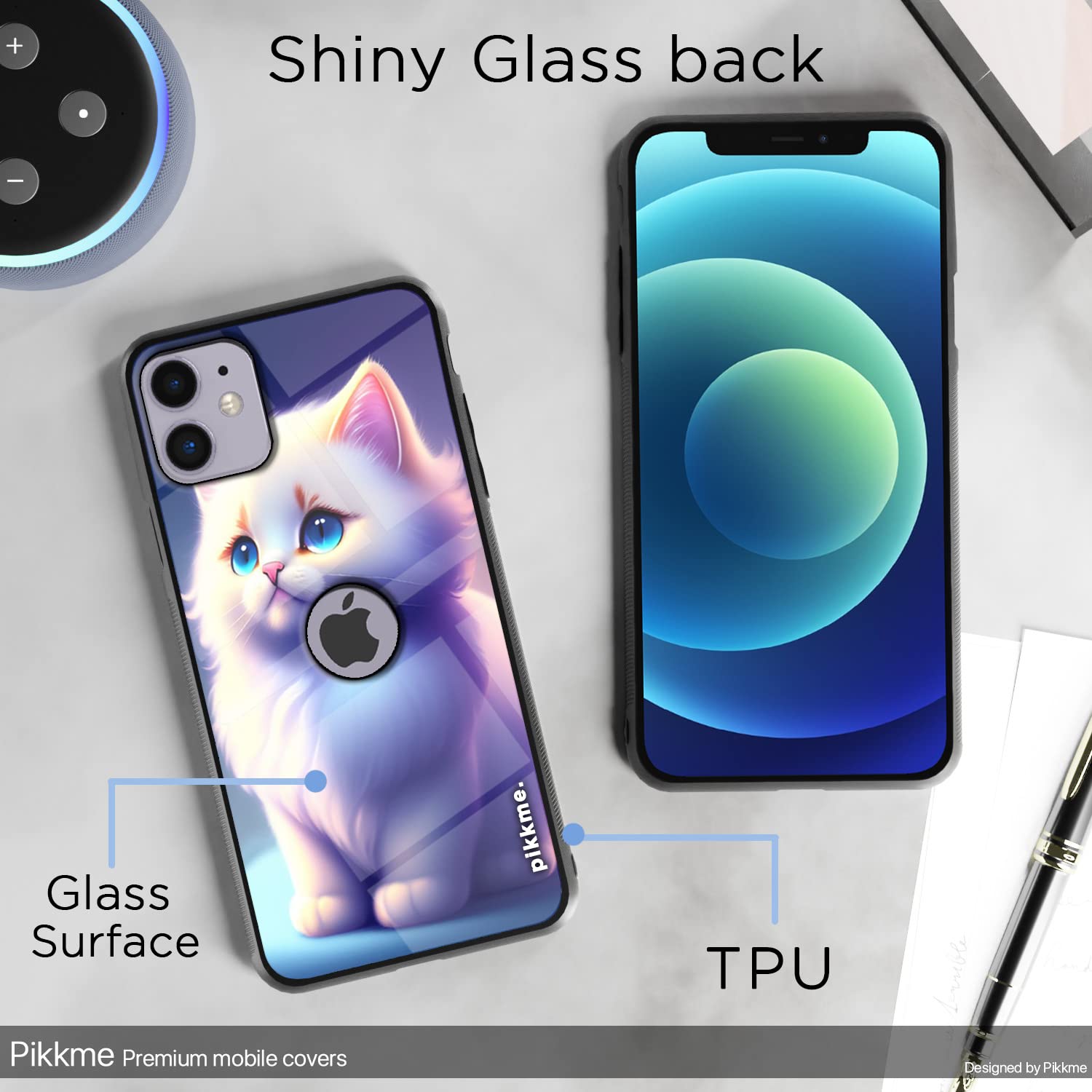Pikkme Cat phone cover for iPhone 12 Mini – photo 3