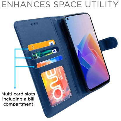 Pikkme Oppo F21 Pro/F21s Pro 5G Wallet blue flip case – photo 3