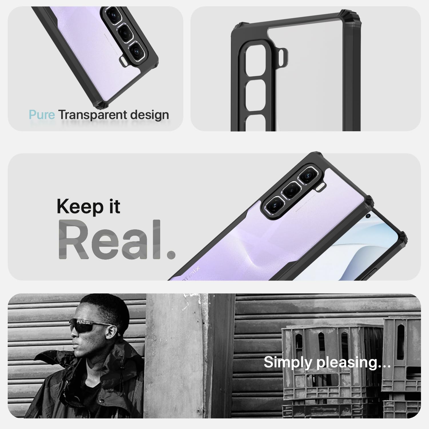 Pikkme Infinix Hot 50 Pro Plus black back cover – photo 4