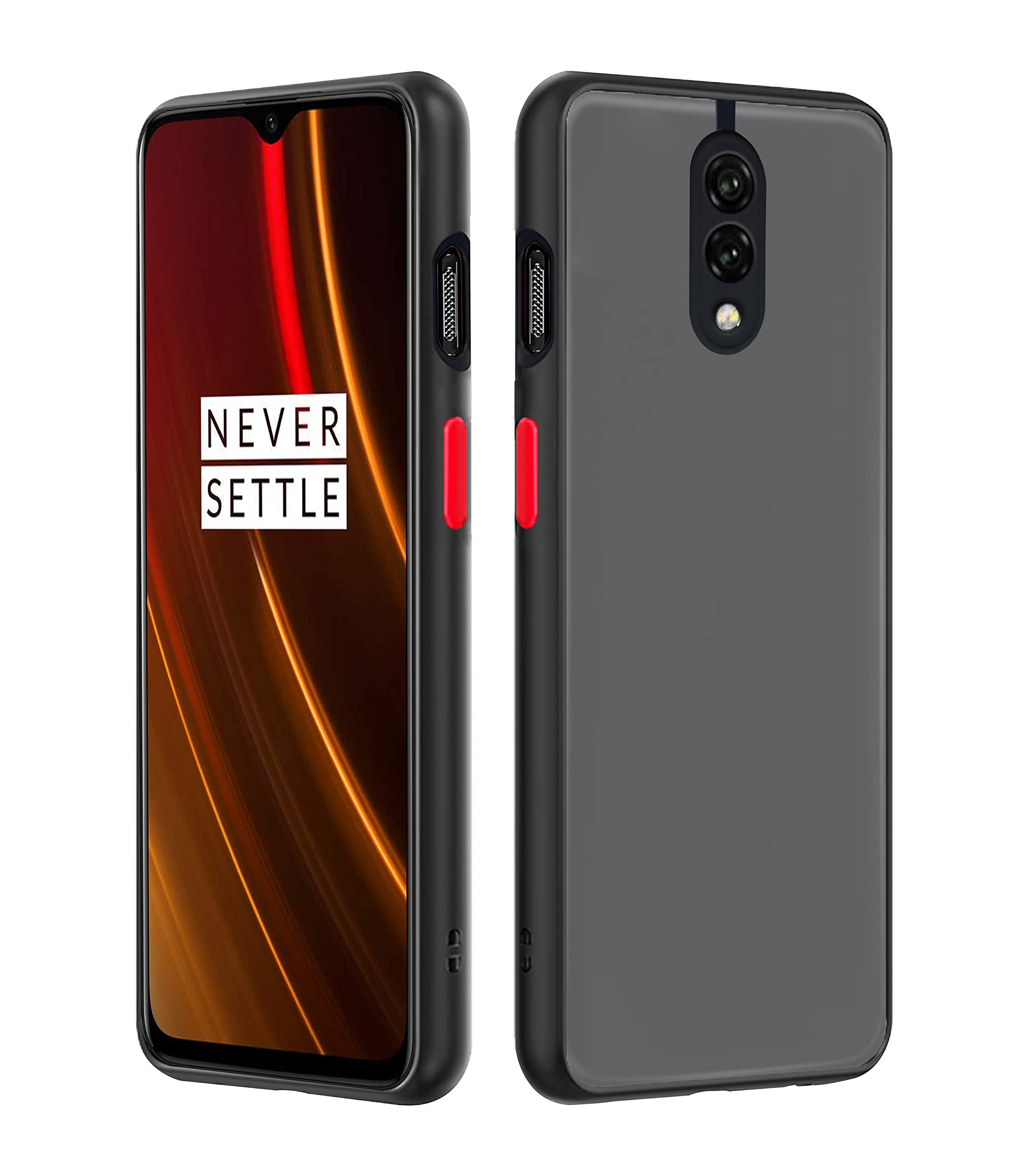 OnePlus 7 Hybrid mobile cover in black by Pikkme