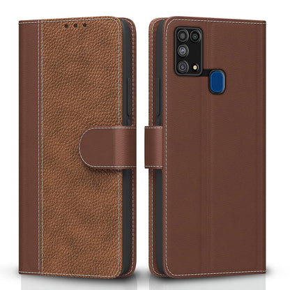 Tan Wallet flip cover for Samsung M31/F41/M31 Prime – Pikkme