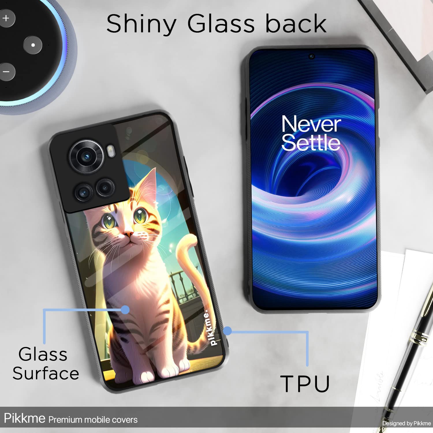 Pikkme Cat mobile cover for OnePlus 10R – photo 3