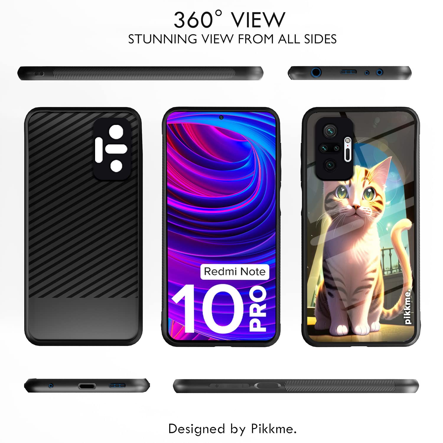 Pikkme Redmi Note 10 Pro/Note 10 Pro Max Cat mobile cover – photo 2