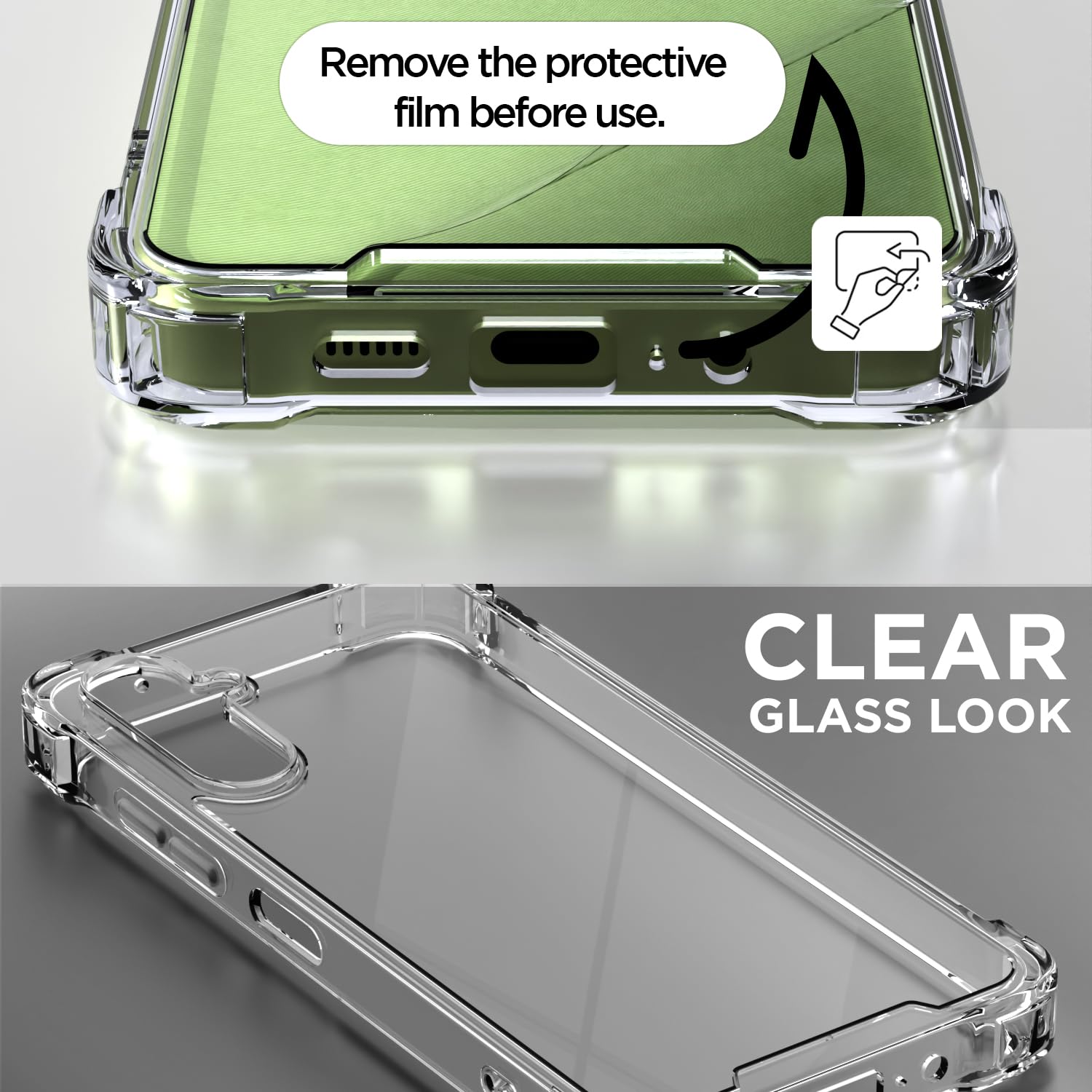 Transparent phone cover for Samsung A14 4G/A14 5G – Pikkme – photo 3