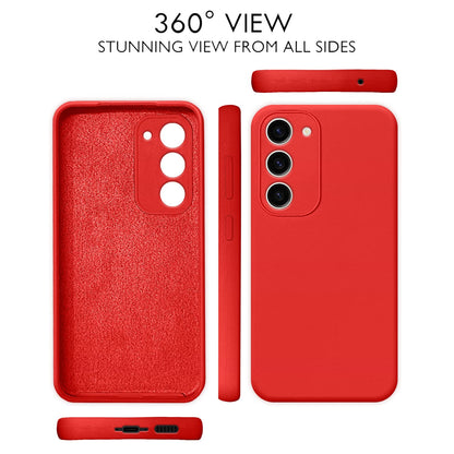 Samsung S23 Plus 5G Soft Silicone mobile cover in red by Pikkme – photo 2