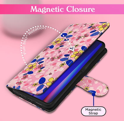 OnePlus Nord CE 2 5G flip case in pink flower by Pikkme – photo 6