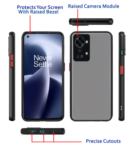 OnePlus Nord 2T 5G Hybrid back cover in black by Pikkme – photo 3