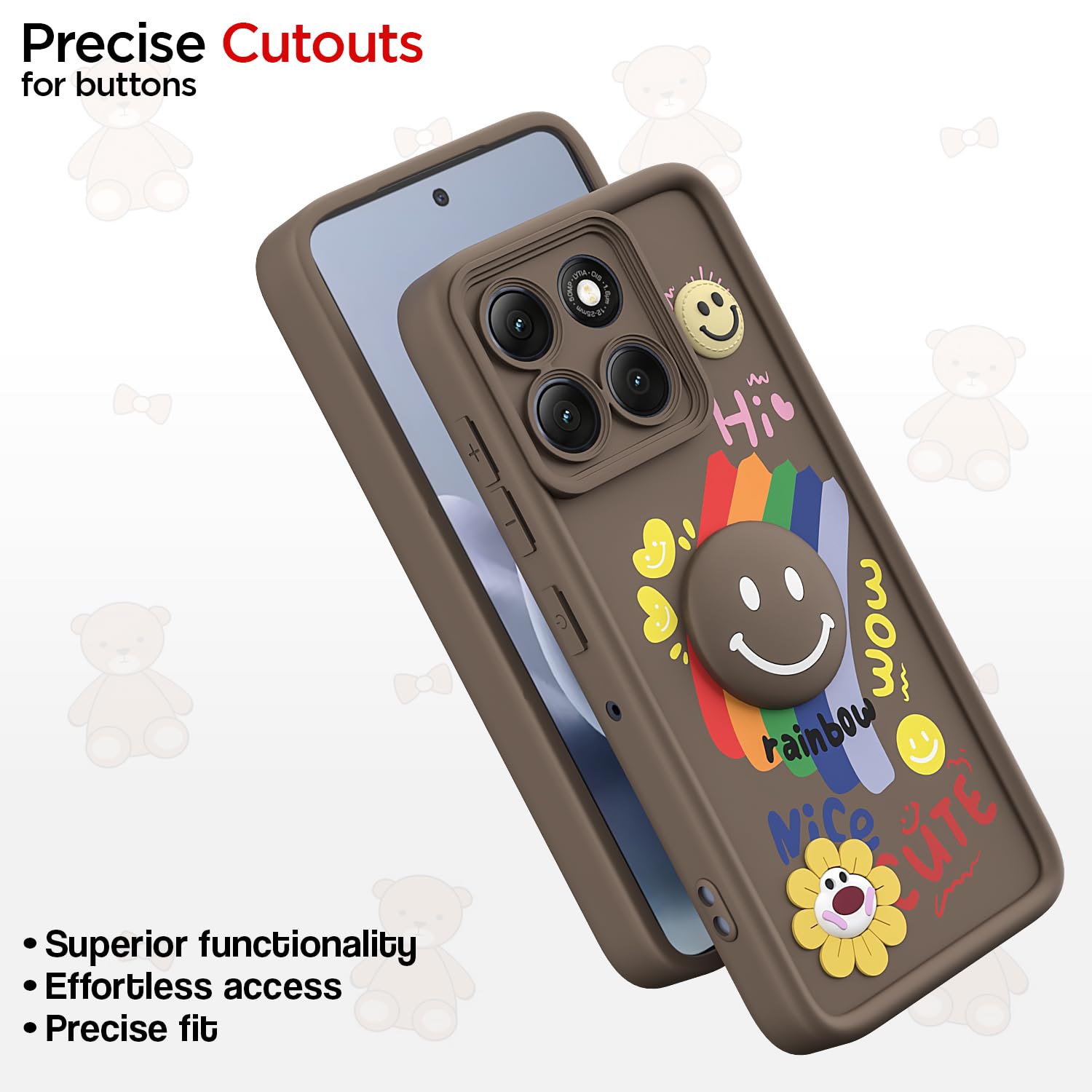 Brown phone cover for Moto G86 Power 5G – Pikkme – photo 6