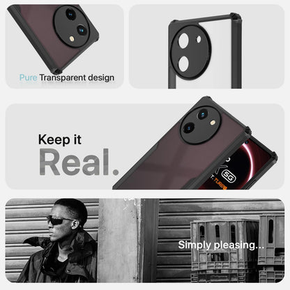 Black Clear mobile back cover for Vivo T3x/Y200i 5G – Pikkme – photo 4