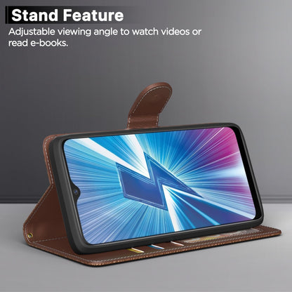 Vivo Y12/Y15/Y17/U10 mobile flip cover in tan by Pikkme – photo 3