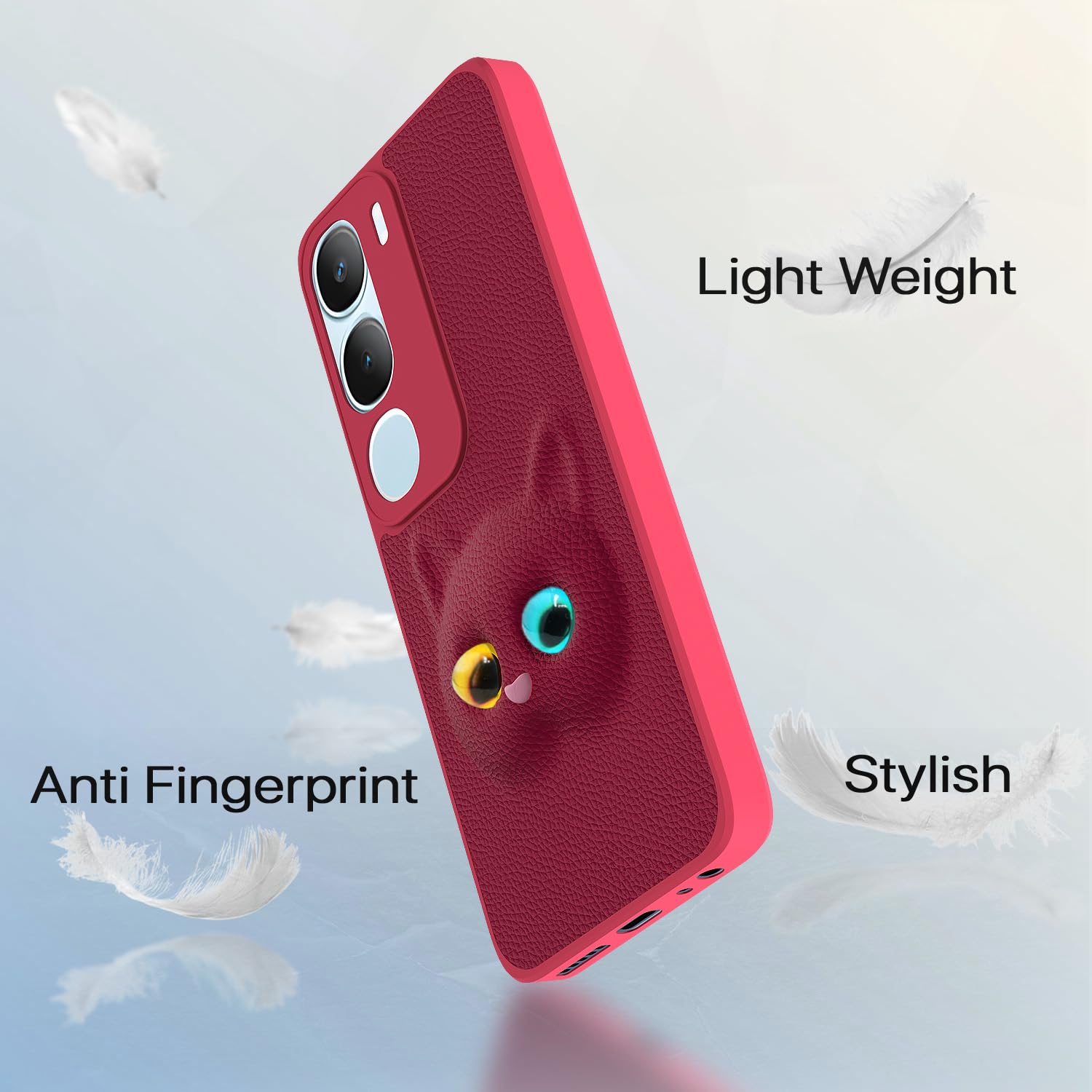 Pink mobile back cover for Vivo Y29 5G/Y19s – Pikkme – photo 6