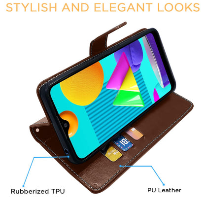 Pikkme brown & coffee flip case for Samsung M01 – photo 5
