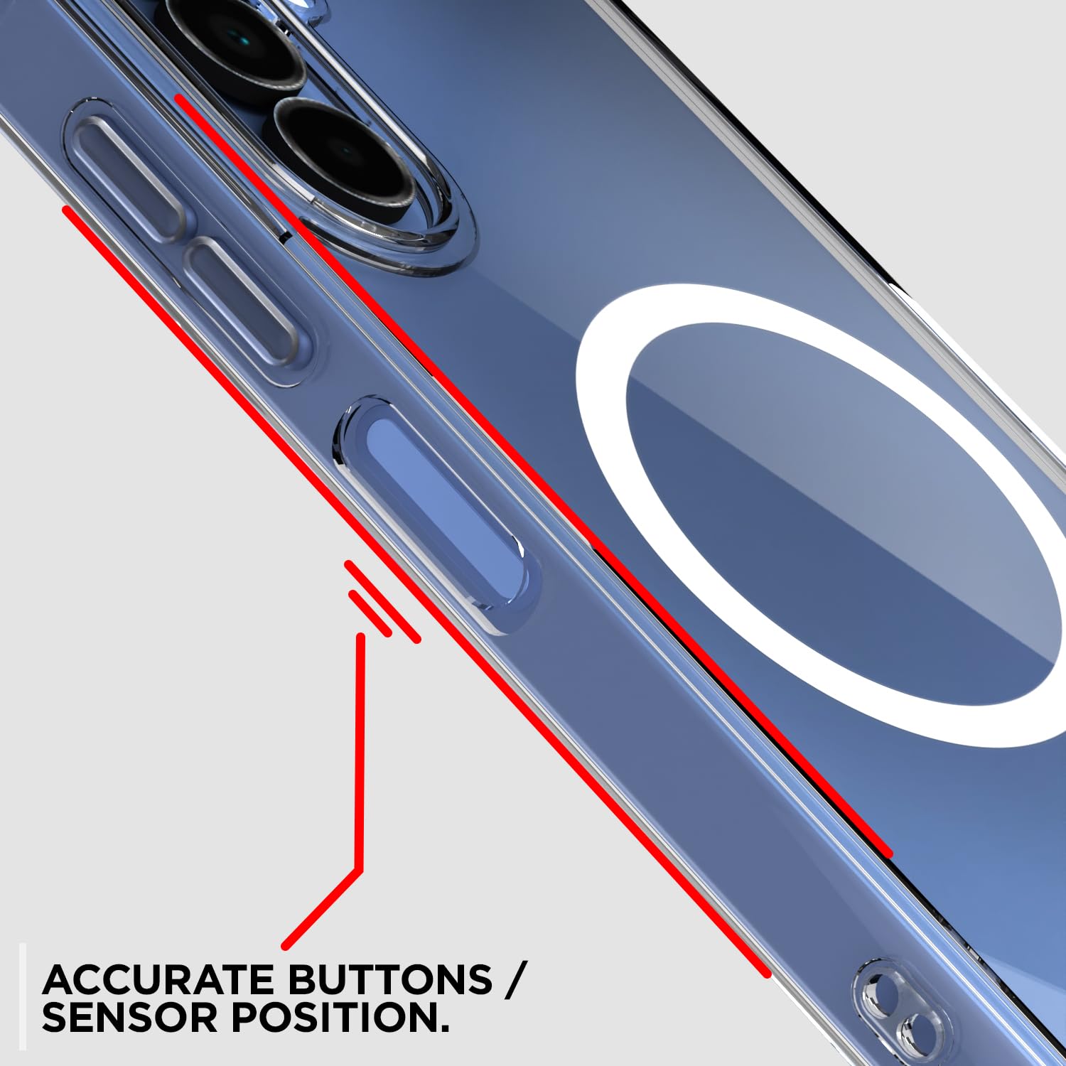 Pikkme transparent mag-safe phone cover for Samsung A15 4G/A15 5G – photo 6