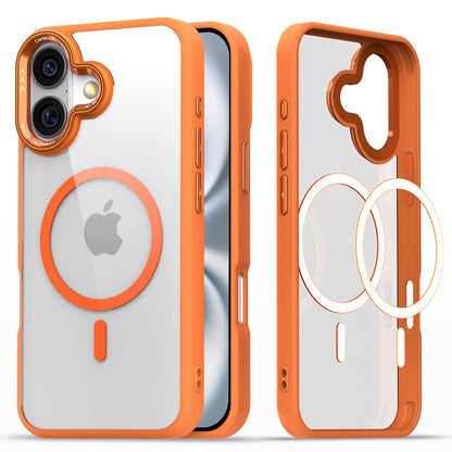 iPhone 16 MagSafe mobile cover in orange mag-safe by Pikkme