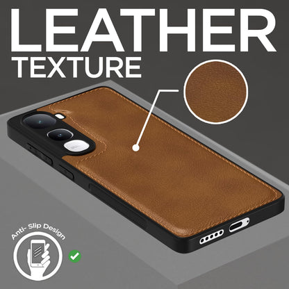 Vivo Y400 5G mobile back cover in brown by Pikkme – photo 2