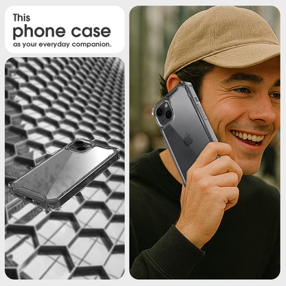iPhone 15 Hybrid back cover in transparent by Pikkme – photo 6