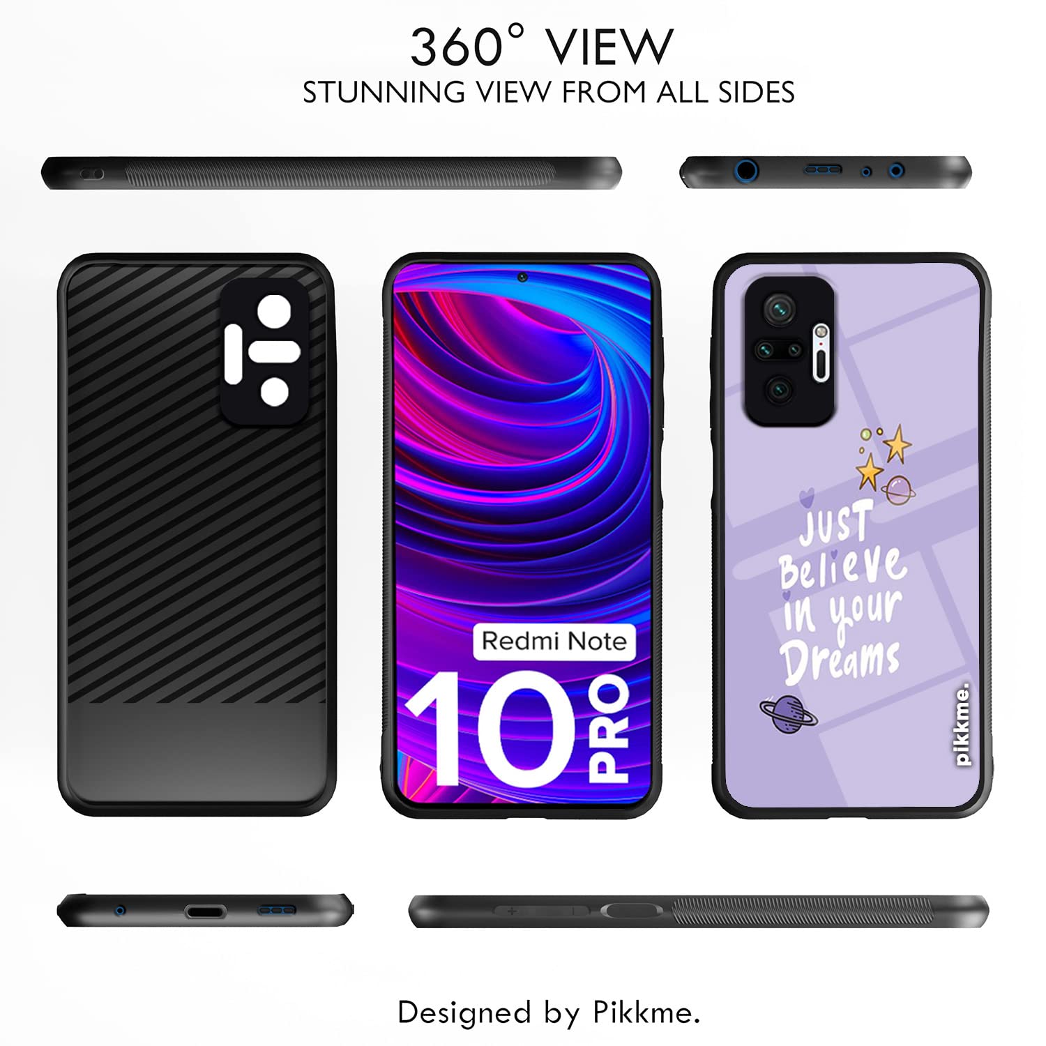 Redmi Note 10 Pro/Note 10 Pro Max Hybrid back cover by Pikkme – photo 2