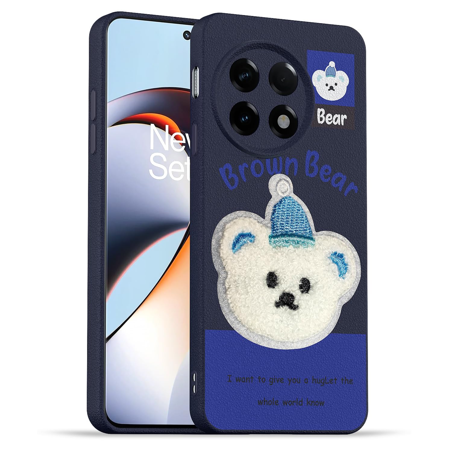 Pikkme blue back cover for OnePlus 11R 5G