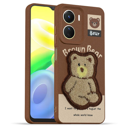 Brown mobile back cover for Vivo Y16/T2x – Pikkme