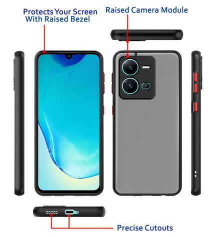 Pikkme Vivo V25 5G black mobile back cover – photo 3