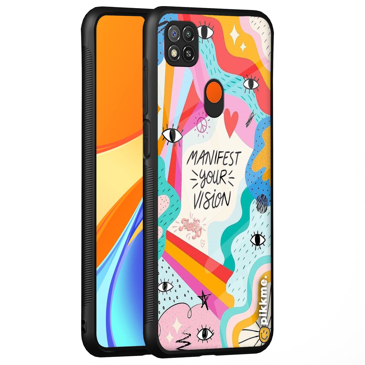Pikkme mobile back cover for Redmi 10A/9, Poco C31