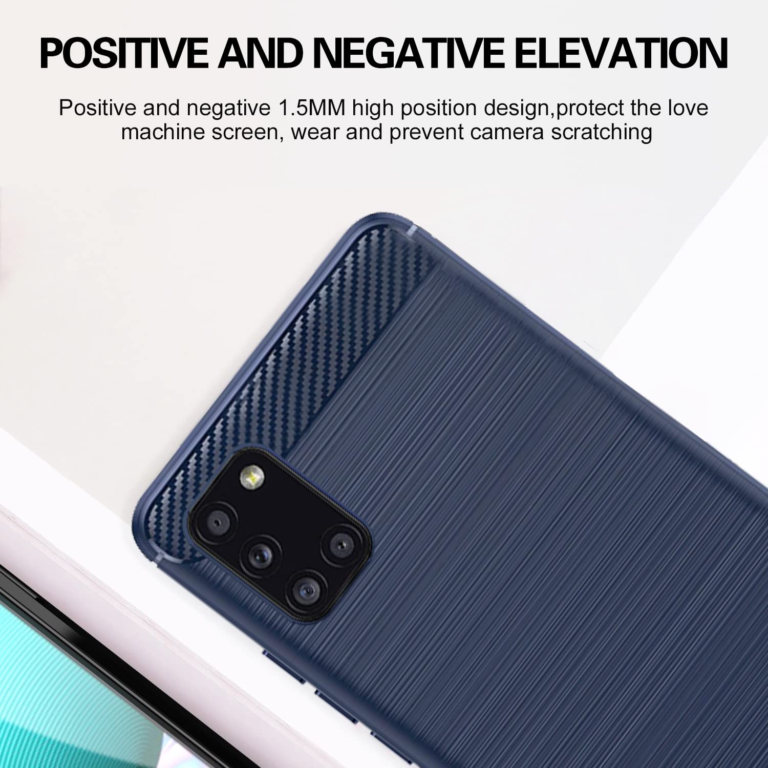 Pikkme blue Hybrid mobile back cover for Samsung A31 – photo 5
