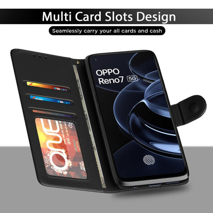 Pikkme Oppo Reno 7 5G Wallet black mobile flip cover – photo 5