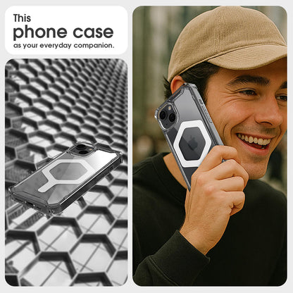 iPhone 15 phone cover in transparent mag-safe by Pikkme – photo 6