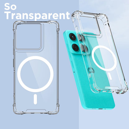 Transparent mag-safe MagSafe mobile cover for Moto Edge 60/Edge 60 Fusion 5G – Pikkme – photo 2