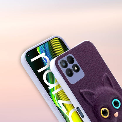 Pikkme Realme Narzo 50 4G / Realme 8i 4G Kitty Back Cover (Purple)