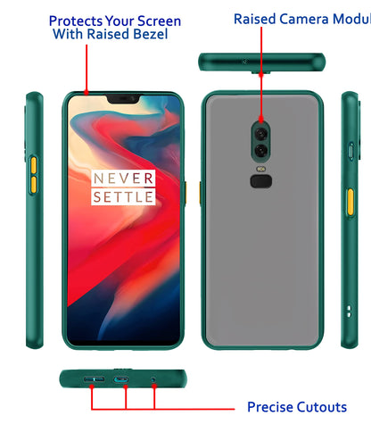 OnePlus 6 Hybrid mobile cover in green by Pikkme – photo 3