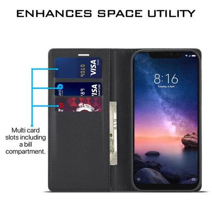 Pikkme Redmi Note 6 Pro Wallet black wallet flip cover – photo 3